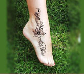 Simple Feet Mehndi Design