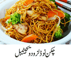Chicken Noodles with Vegetables